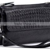 Women Leather Clutch Bag Stone Pattern Zipper Bag Cowhide Messenger Fashion Bags Ladies Handbags thumbnail-4