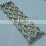925 Silver Citrin Charm Bracelate thumbnail-1