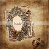 Antique Metal Zinc Alloy Classical Photo Frame Home Decorative thumbnail-1