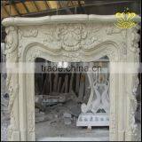 Supply a Variety of Fine White Marble Fireplace Sculptures of Europe Type Style Mantel thumbnail-4
