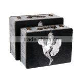 Decorative Wooden Packaging Box Suitcase