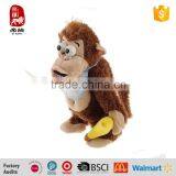 Wholesale Electronic Stuffed Animal Kids Plush Toys Monkey With Banana thumbnail-2