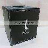 Leather Hotel Supplies / Leather Holder / Leather Square Tissue Box thumbnail-1