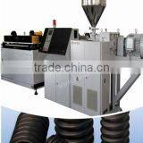PE Single Wall Corrugated Pipe Production Line
