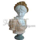 Lady Stone Head Statue