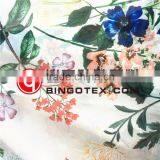 100%polyester Floral Printed High Quality Georgette Chiffon Fabric for Beach Dress thumbnail-2
