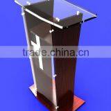 China Wholesale Elegant Plexiglass Church Podium Pulpit
