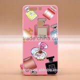 Uv Prefume Printing TPU+PC 2 In 1 Hybrid Pattern Phone Case With Stretch Metal Ring For Huawei Glory V8