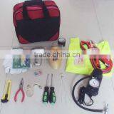 New Arrival Car Auto 4 in 1 Emergency Safety Hammer Flashlight Kit