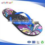 Hot Selling Blue Pvc Strap Black Shoes Platform Flip Flop thumbnail-1