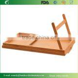 Bamboo Folding Bed Tray Table and Breakfast Tray thumbnail-5