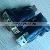 9 Pin Connector Usb to Rs232 Serial Db9 Adapter Converter Cables thumbnail-1