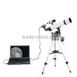TEM130-100 Digital Telescope Equipped With 1.3 MP Telescope Eyepiece Camera