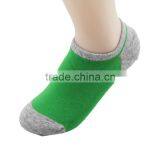 GSW-93 woholesale custom green colored knitted cotton women ankle socks