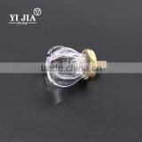 Thmoasville Furniture Electric Plating Gold Crystal Knobs for Bathroom Vanity