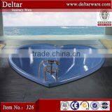 Heart Shape Cheap Price Blue Colour Soak Tub, Enjoy Acrylic Material Small Bath Tub