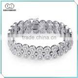 New Fashion Wide Silver Bracelet thumbnail-2