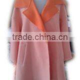 Pink 2 Side Wool Coat