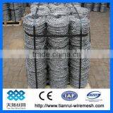 Double Twist Galvanized Barbed Wire With Barb Disance 10cm thumbnail-1