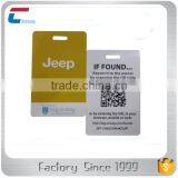 Custom Wholesale Free Printable Plastic PVC RFID ID Card Hotel Luggage Tags thumbnail-3