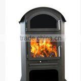 Eco-friendly Good Quality Mordern Steel Plate Wood Burning Stove With Oven CE Certificate Indoor Freestanding Wood Burning Stove