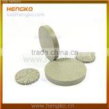 0.5 10 15 20 30 60 90 Microns Porosity Sintered Stainless Steel Filter Disc thumbnail-1