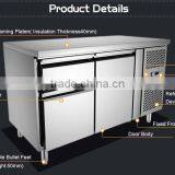 2 Door Stainless Steel Chest Chiller Kitchen Equipments thumbnail-4