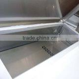 304 Stainless Steel Commercial Restaurant Sandwich Refrigerator/Sandwich Prep Table/Refrigerated Sandwich Bench thumbnail-2