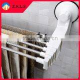 Foldable Stainless Steel Bathroom Towel Shelf Rack thumbnail-2