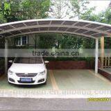 White Brown Weather-Shield Canopy Portable Metal 2-Car Carport Kit thumbnail-5