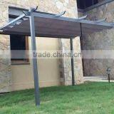 Aluminum Garden Patio Slide Pergola BBQ Canopy Gazebo Tent Outdoor thumbnail-1