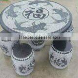 Luxury Marble Dining Table 6 Chairs thumbnail-1