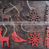 Wholesale Christmas Wooden Hanging Ornament ,christmas Ornament Crafts With Christmas Ornament thumbnail-3
