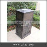 Arlau Outdoor Park Aluminium Waste Bin thumbnail-1