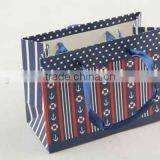 Foldable Gift Bag With Anchor Patterns/ Shopping Bag thumbnail-1