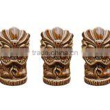 Wholesale Multi-colored Hand Painted Ceramic Tiki Mug thumbnail-2