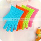 Wholesale Custom Silicone Oven Mitts Heat Resistant Microwave Heated Gloves thumbnail-1