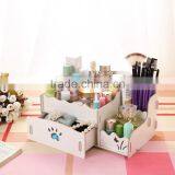 The Wooden Box DIY Korean Cosmetic Storage Box Desktop Drawer Storage thumbnail-2