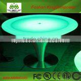 White Plastic Shell Green Protection Rechargeable LED Garden Round Table ET001