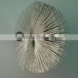 chimney sweep brush,round 150mm,flat steel wire,good quality