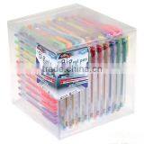 40 COLORS GEL PEN and GOOD QUALITY IN BARREL With Competitive Price thumbnail-1