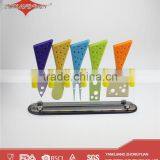 5 Pcs Colorful Wholesale Cheese Knives Set for Kitchen Gadget 2015 thumbnail-2