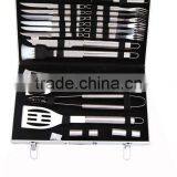 24pcs SS Handle Bbq Set in Alu Case