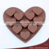 Eco- Friendly Heart Shape Silicone Chocolate Molds,cookie Molds (HCM-S23) thumbnail-1