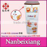 5 Layers Wooden Cover Plastic Baby Drawer thumbnail-1