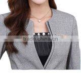 Free Sample Best Office Staff Uniform Designs For Women Korean New Style thumbnail-6