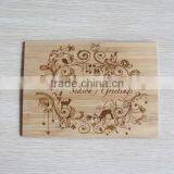 Hot Sell Laser Engraved Bamboo Card thumbnail-2