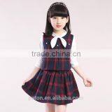 Girls Check Dress School Uniform Manufacturer Guangzhou China thumbnail-4