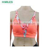 Reflective Quickdry Double Stitching Professional Sport Bra Top thumbnail-1