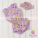 Popular Selling 100%cotton Baby Jumpsuit Rompers for Toddler Grils thumbnail-2